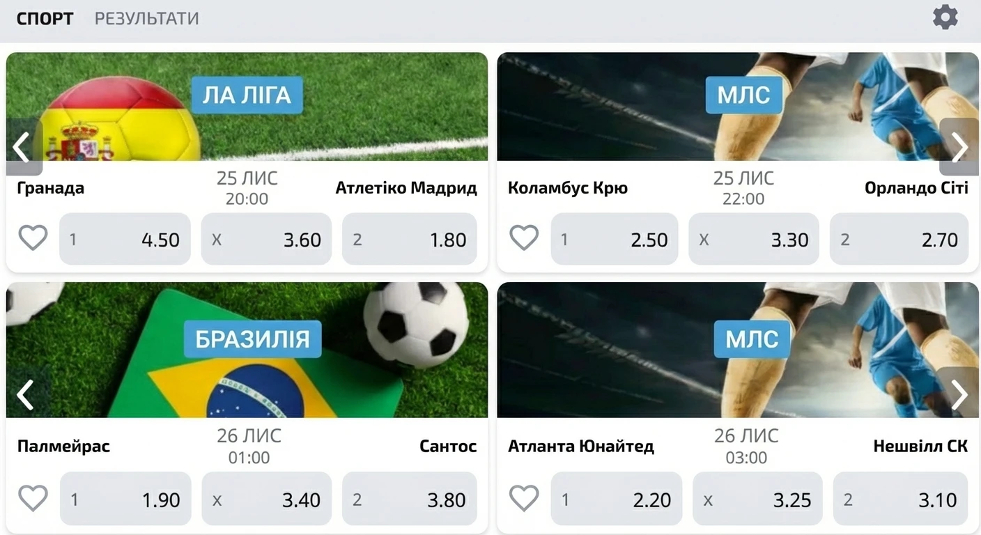 Ставик на спорт Allwin (Олвін)